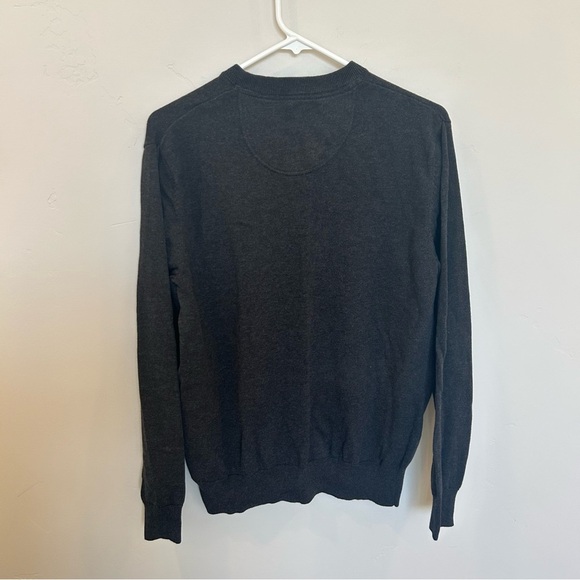 Men’s Grayson & Dunn Pullover Sweater, Gray, Medium - Picture 2 of 3